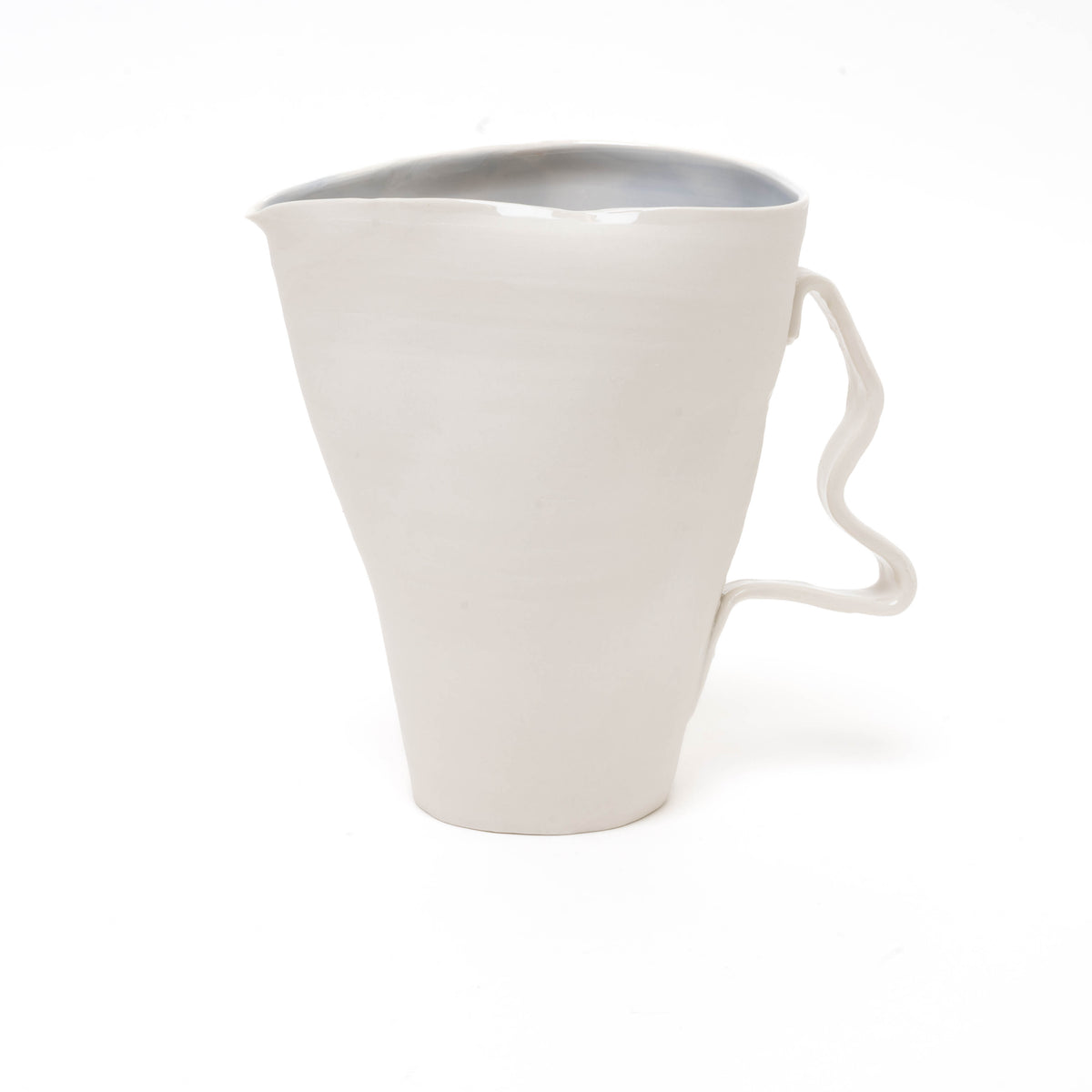 Soft Jug, porcelain saucier