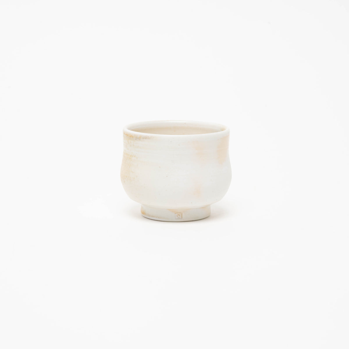 Tea bowl stoneware, Anagama